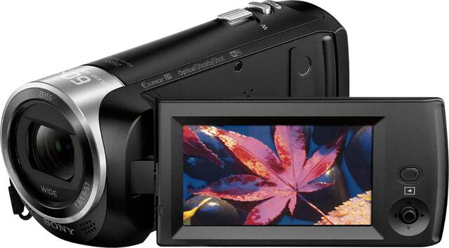 Angle. Sony - Handycam CX440 Flash Memory Camcorder - Black.