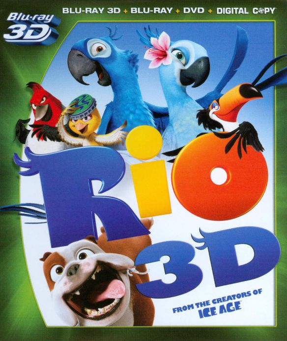  Rio [4 Discs] [Includes Digital Copy] [3D] [Blu-ray/DVD] [Blu-ray/Blu-ray 3D/DVD] [2011]