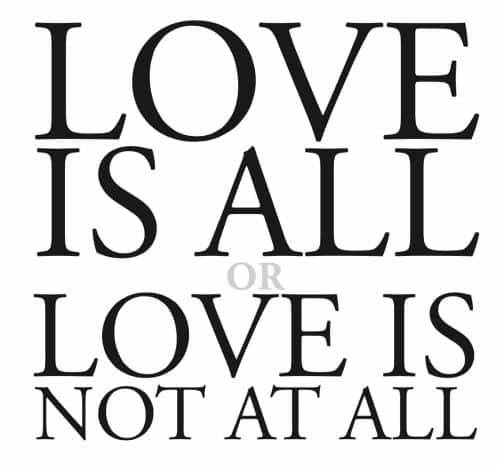 

Love Is All or Love Is Not at All [LP] - VINYL