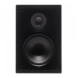 ELAC - IW-V61-W - Vertex 1 6.5" In-Wall Speaker - Includes White Grille, Sold Individually - Black/Gray