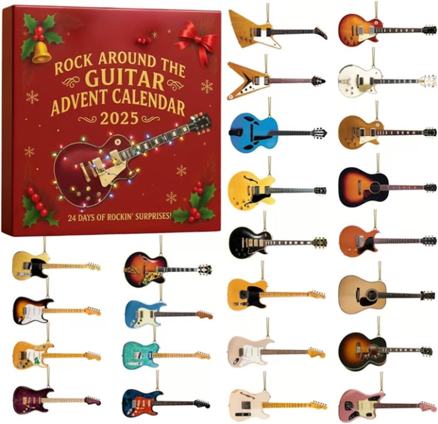 ROCK AROUND THE GUITAR ADVENT CALENDAR 2025  
24 DAYS OF ROCKIN' SURPRISES!