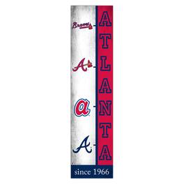 Fan Creations - Atlanta Braves 6" x 24" Progression Wood Sign - Multicolor