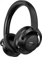 Front. HyperX - Cloud MIX 2 Dual Wireless Gaming Headset for PC, PS5, PS4, Nintendo Switch, Steam Deck, and Mobile - Black.