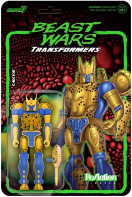 Super7 - Transformers - ReAction Wv 7 Beast Wars - Cheetor - Collectibles - Multicolor
