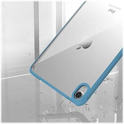 Alt View 5. SaharaCase - iPad mini A17 Pro & 6th Generation 2021 Protection Bundle, Hybrid-Flex Case with Tempered Glass - Blue.