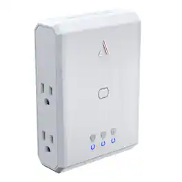 Austere - 4-AC Outlet 2,500-Joule III Series Power Small-Appliance Surge Protector Wall Tap 3S-APS4-US1 - White