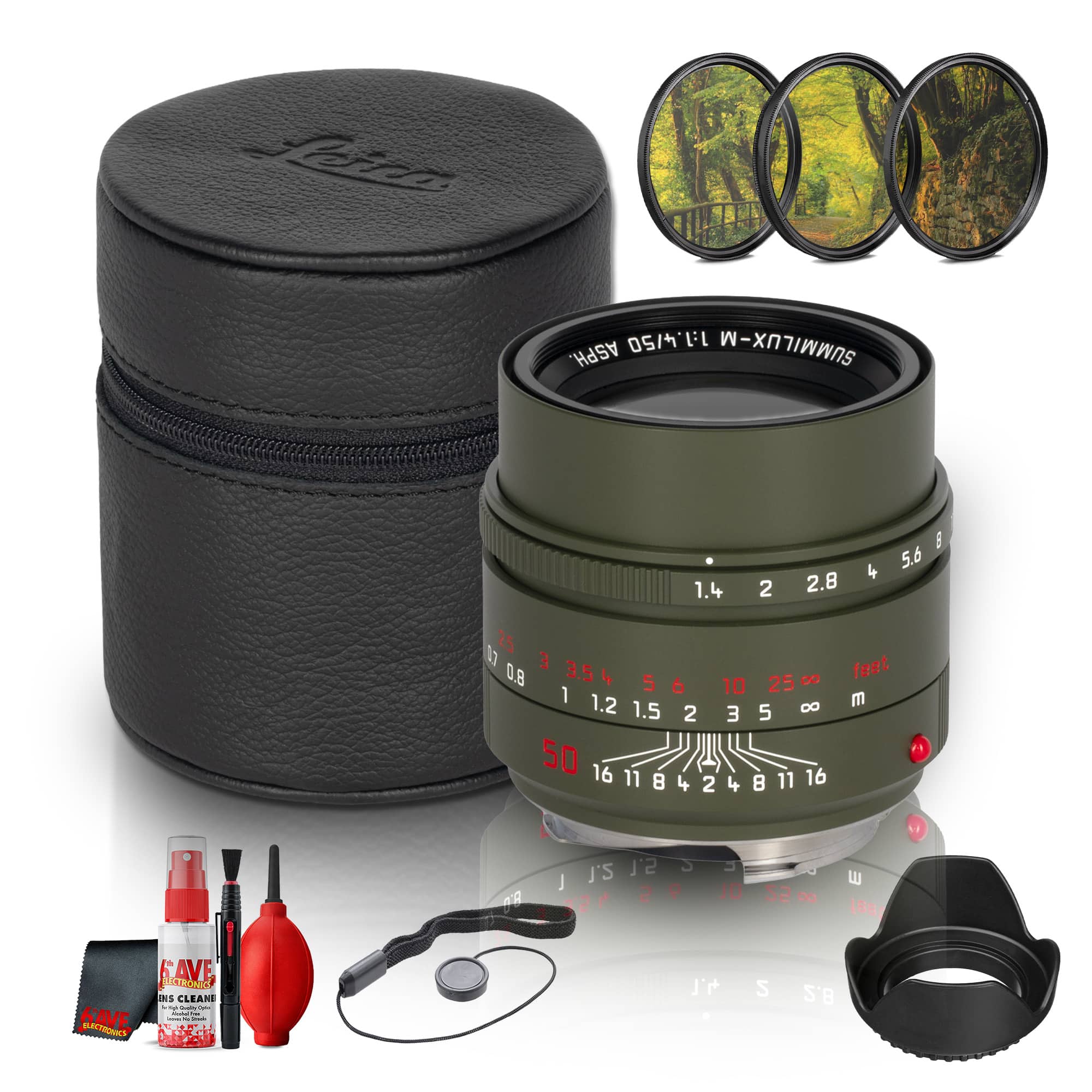 Leica - Summilux-M 50mm f/1.4 ASPH Safari Finish Lens + More - Black price history on PriceWatchPro