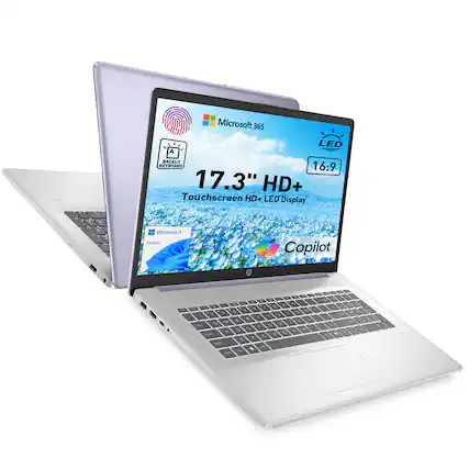 Microsoft 365 LED A RACKLIT KEYBOARD 16:9 17.3" HD+ Touchscreen HD+ LED Display Windows 11 Home Copilot