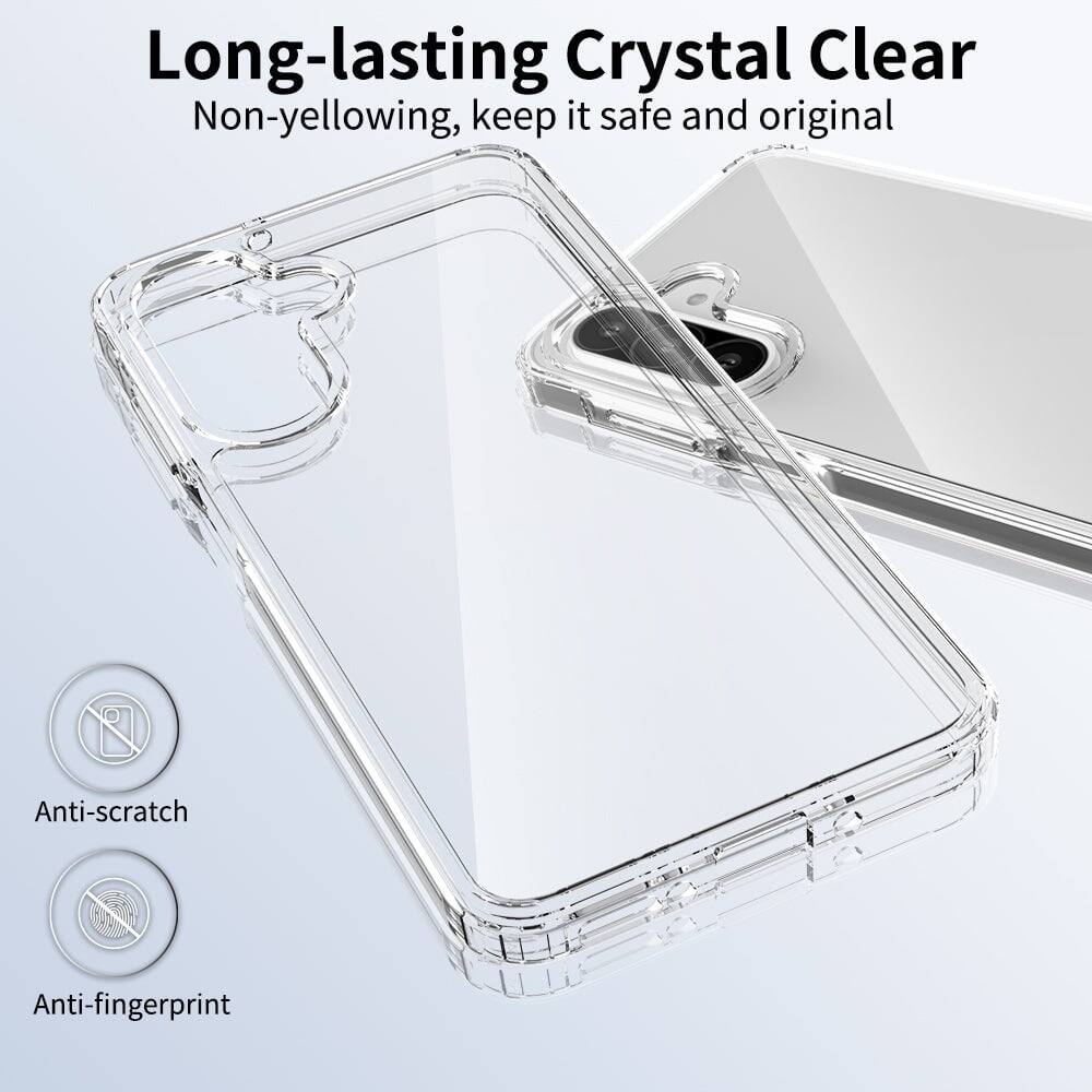 Long-lasting Crystal Clear  
Non-yellowing, keep it safe and original  

Anti-scratch  
Anti-fingerprint