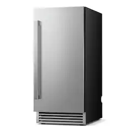 Ca'Lefort - 15 Inch Panel Ready Nugget Ice Maker, Built-In, 33 Lbs, Under Counter Ice Machine, Reversible Door - Stainless Steel