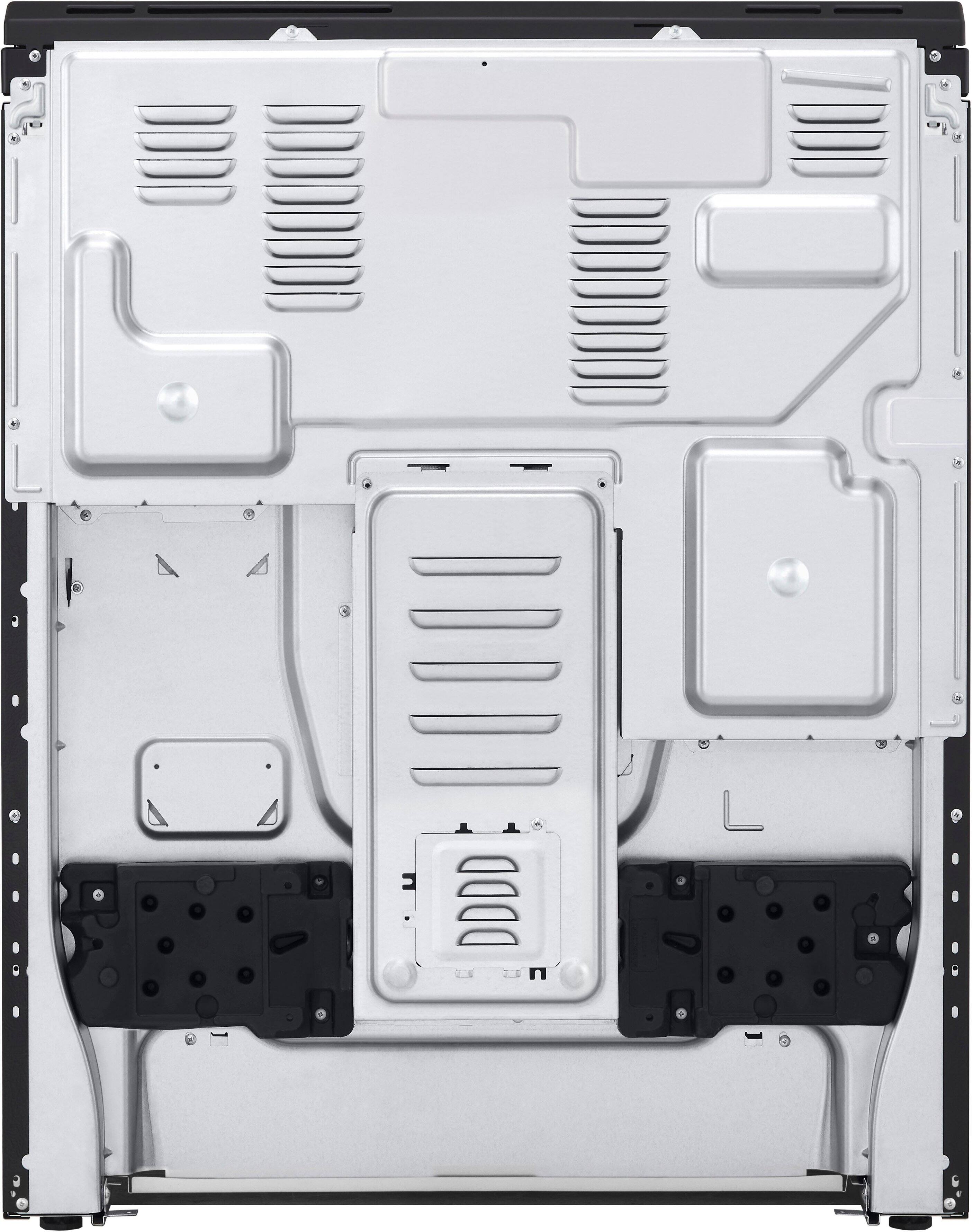 Alt View 19. LG - 6.3 Cu. Ft. Slide-In Electric True Convection Smart Range with Air Fry and Flex Control Knobs - PrintProof Stainless Steel.