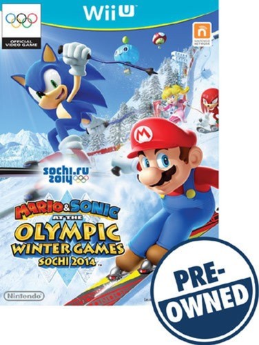  Mario &amp; Sonic at the Sochi 2014 Olympic Winter Games - PRE-OWNED - Nintendo Wii U