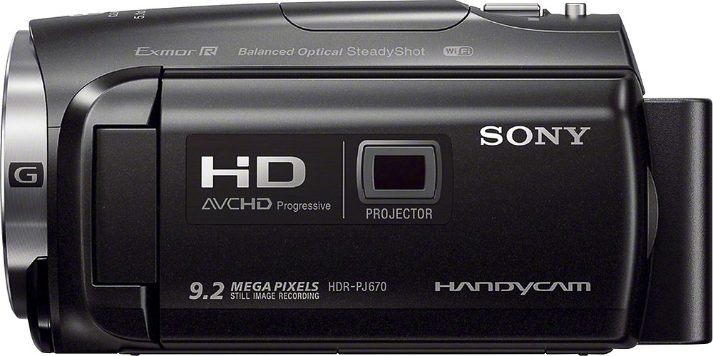 Best Buy: Sony Handycam PJ670 Flash Memory Camcorder Black HDRPJ670/B