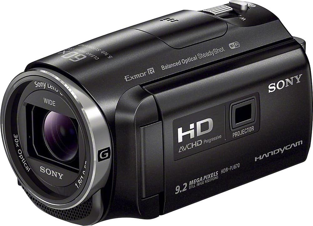 Sony Handycam PJ670 Flash Memory Camcorder Black HDRPJ670/B - Best Buy