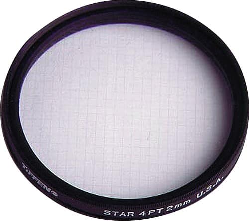 Angle. Tiffen - 77mm 4-Point Star Lens Filter - Black.