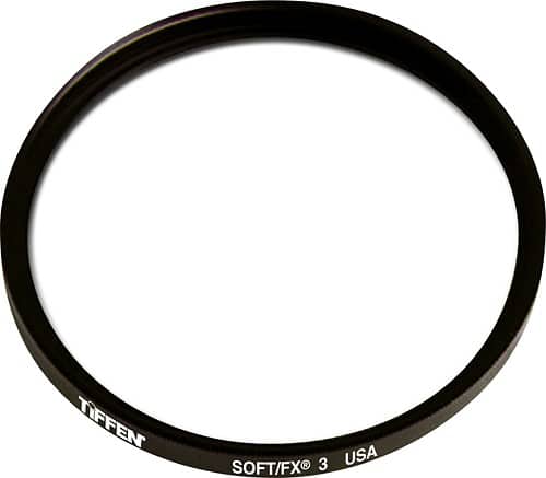 Tiffen - 77mm Soft/FX 3 Lens Filter - Black - Angle