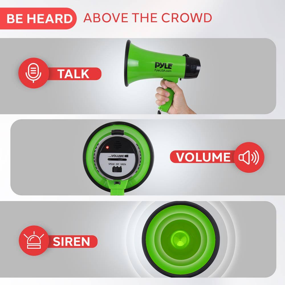 BE HEARD ABOVE THE CROWD

TALK

VOLUME

SIREN
