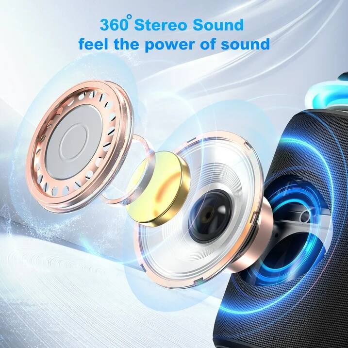 360° Stereo Sound  
feel the power of sound