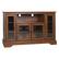 Front. Walker Edison - Tall Sound Bar TV Stand for Most Flat-Panel TV's up to 60" - Rustic Brown.
