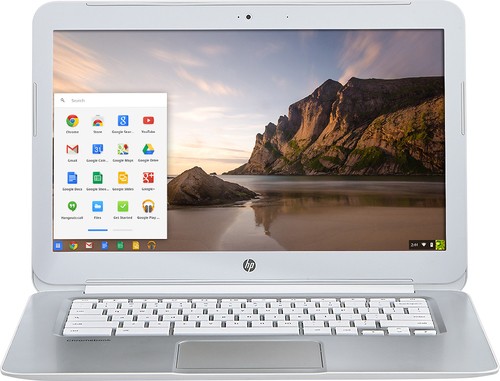  HP - 14&quot; Chromebook - Intel Celeron - 2GB Memory - 16GB Solid State Drive - Snow White