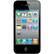 Front. Apple - iPhone 4s 8GB Cell Phone (Unlocked) - Black.