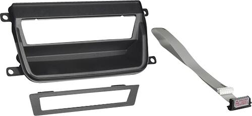 Angle. Metra - Dash Kit for Select 2006-2013 BMW 3 DDIN - Black.