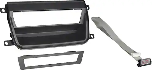 Front. Metra - Dash Kit for Select 2006-2013 BMW 3 DDIN - Black.