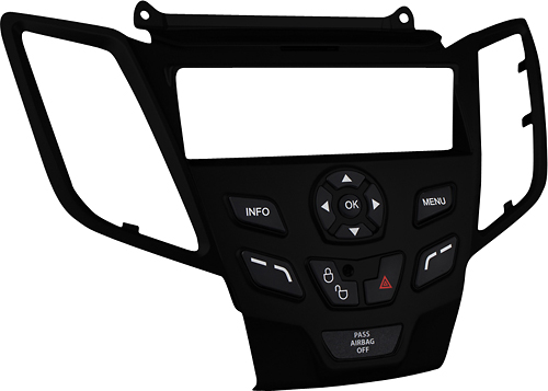 Metra - Dash Kit for Select 2011-2015 Ford Fiesta/Ford Fiesta - Matte Black