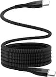 STATIK - Magstack Pro 6 Foot USB-C to USB-C Magnetic Charging Cable - Black