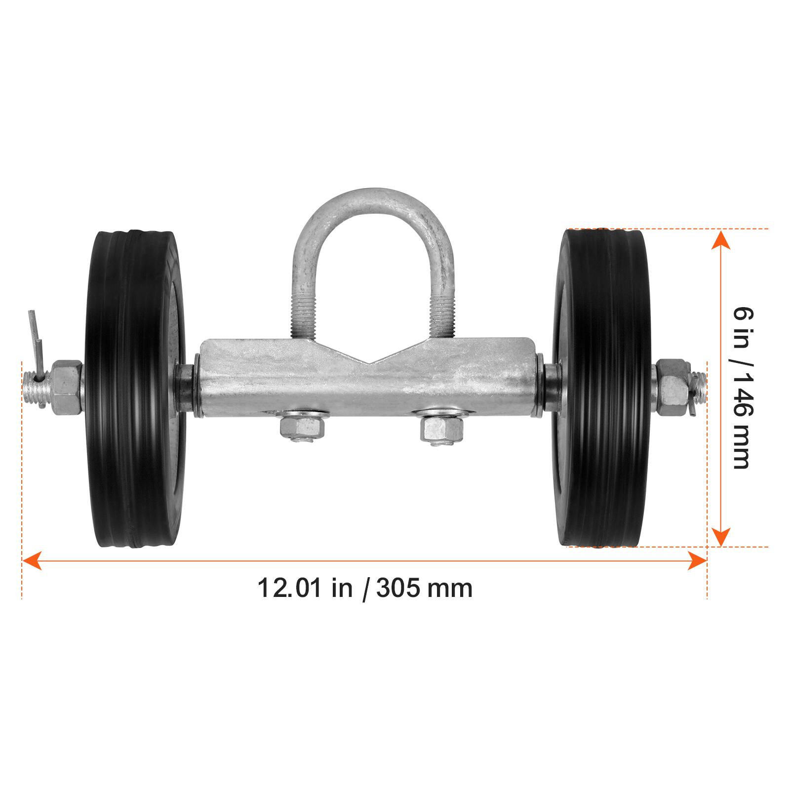 6 in / 146 mm  
12.01 in / 305 mm