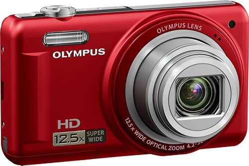 Best Buy: Olympus VR-320 14.0-Megapixel Digital Camera Red VR-320 RED