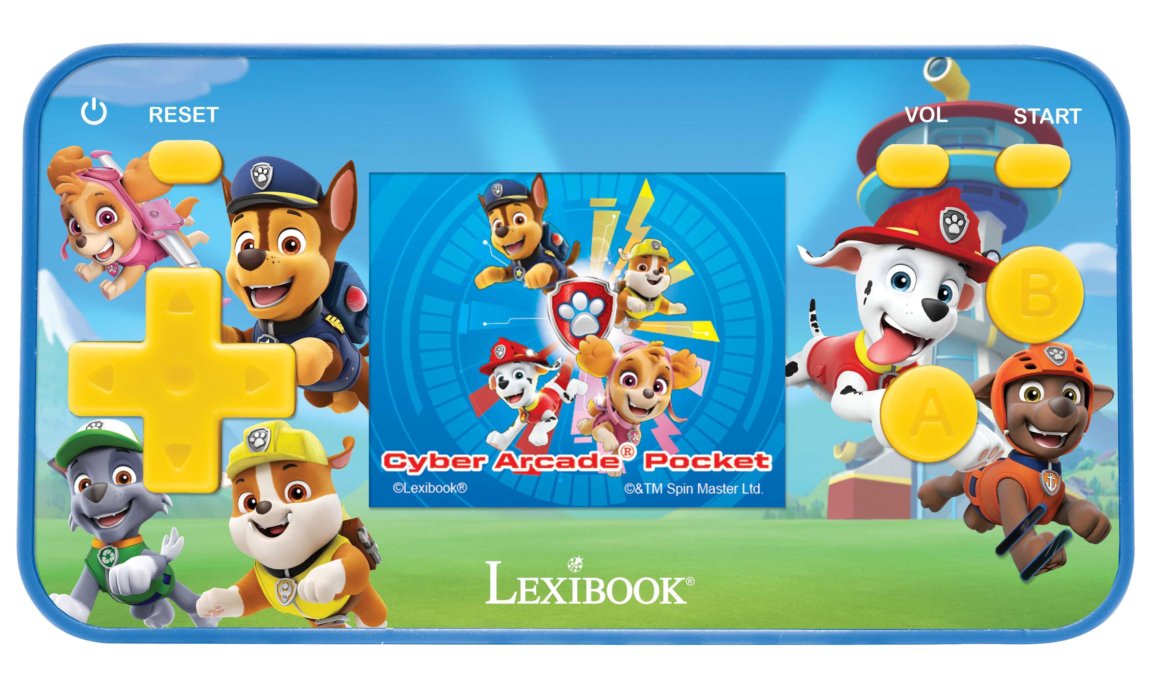 Lexibook - Paw Patrol Cyber Arcade Pocket Handheld Console with 150 Games