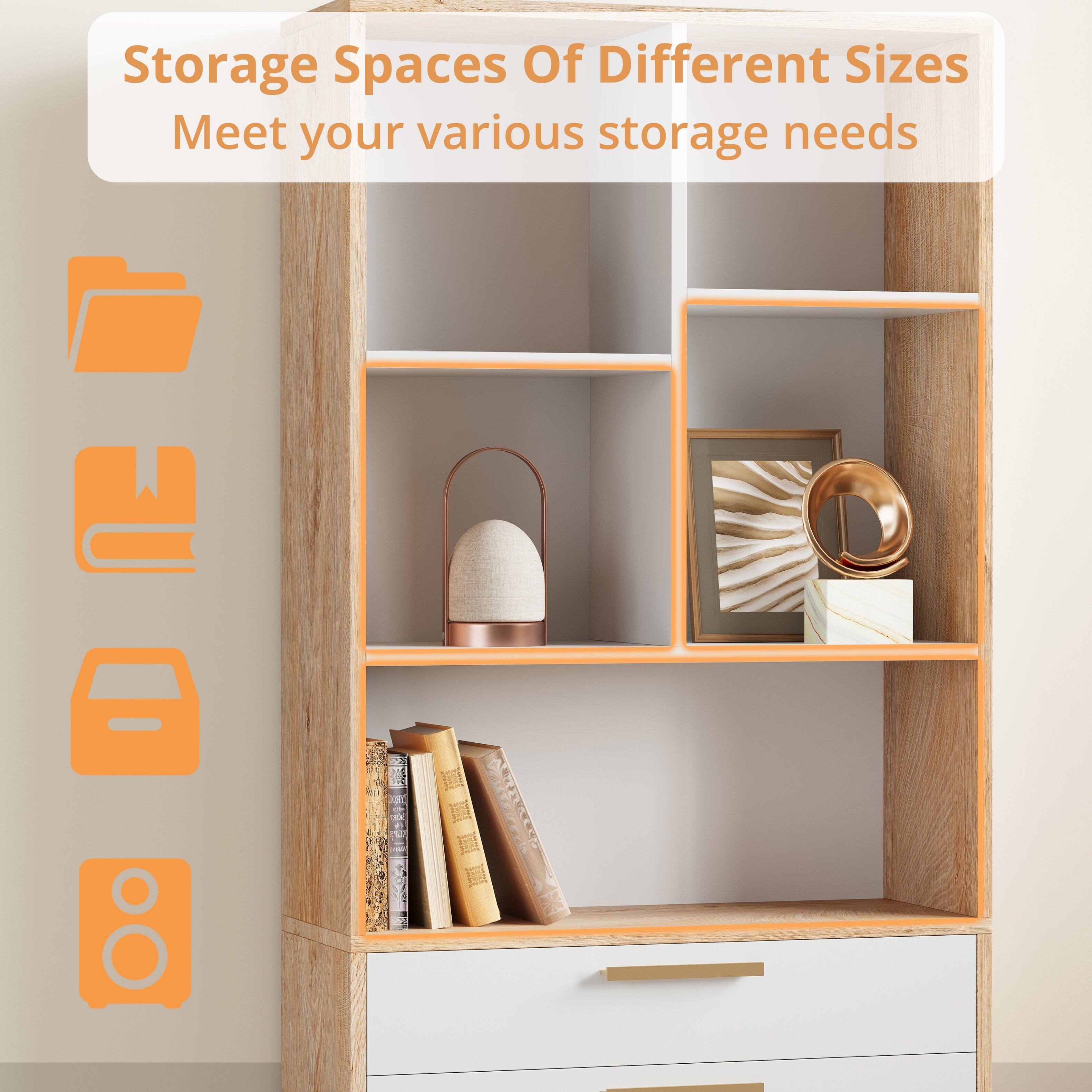 Storage Spaces Of Different Sizes  
Meet your various storage needs