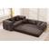 Alt View 7. KERDOM - Upholstered L Shaped Modular Sofa Bed with Chaise, Corduroy Folding Floor Convertible Sofa Couch Bed for Living Room - Coffee.