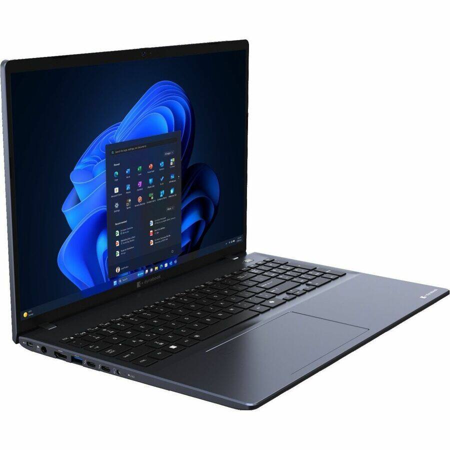 Alt View 7. Toshiba - Dynabook Tecra A60-M 16" Notebook - WUXGA - Intel Core Ultra 7 155U - 32 GB - 1 TB SSD - Mystic Blue - Intel Chip - 1920 - Slate Blue.