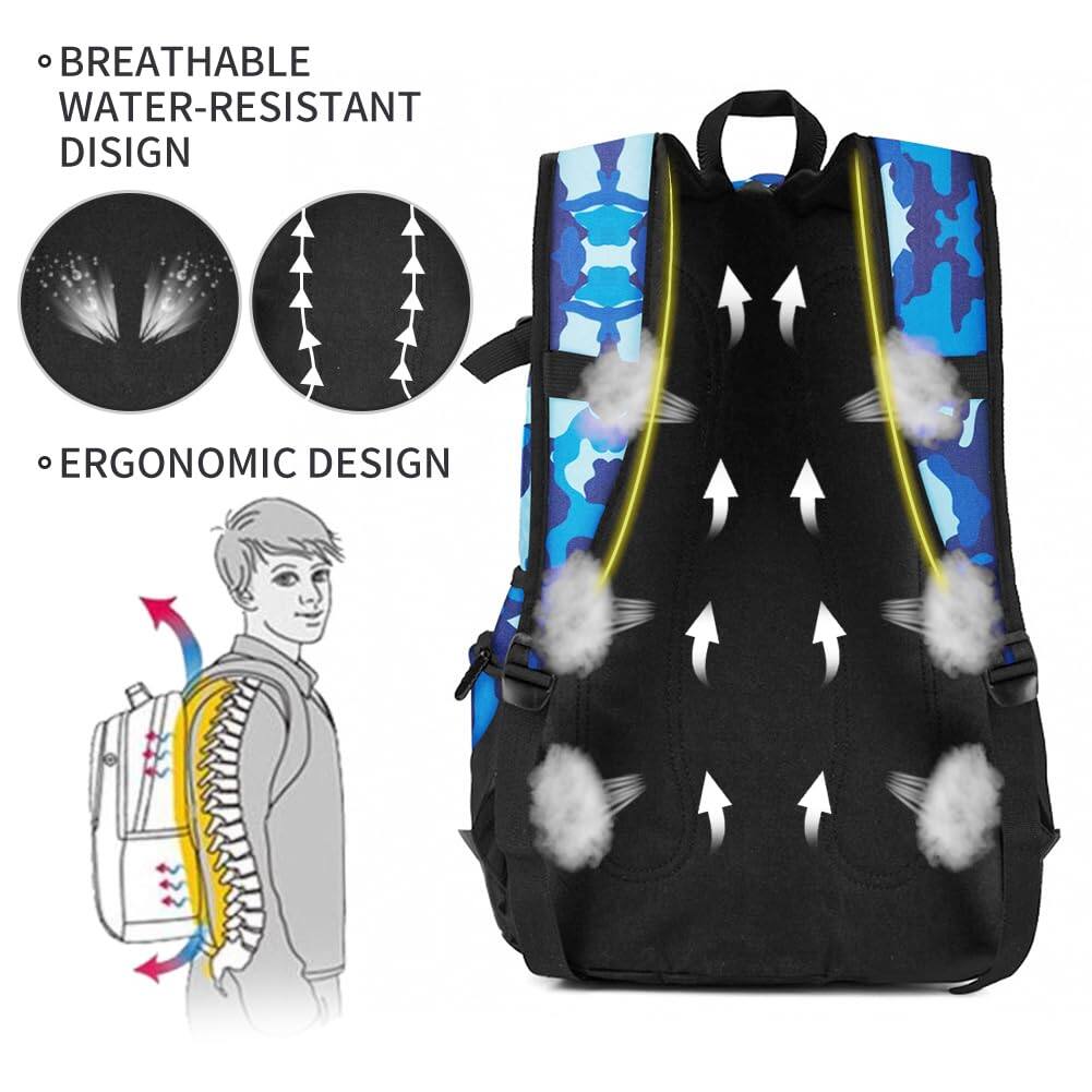 Alt View 1. Live At Space - School Backpack Travel Bag For Men & Women Lightweight College Pack With Laptop Compartmen - 04jl-1.