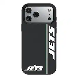 Keyscaper - NFL - New York Jets - iPhone Magnetic Bump Case - 15 - Black