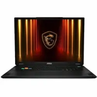 MSI - 18" Gaming Laptop 2560 x 1600 (QHD+) - Intel Core Ultra 9 275HX with 64GB Memory - GeForce RTX 5070 TI - 2 TB SSD - Midnight Black, Black - Angle_Zoom