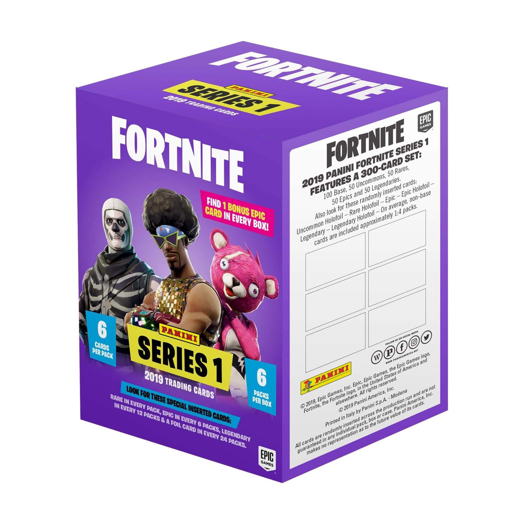 Fortnite - Series 1 2019 Panini Trading Card Blaster Box | 37 Cards