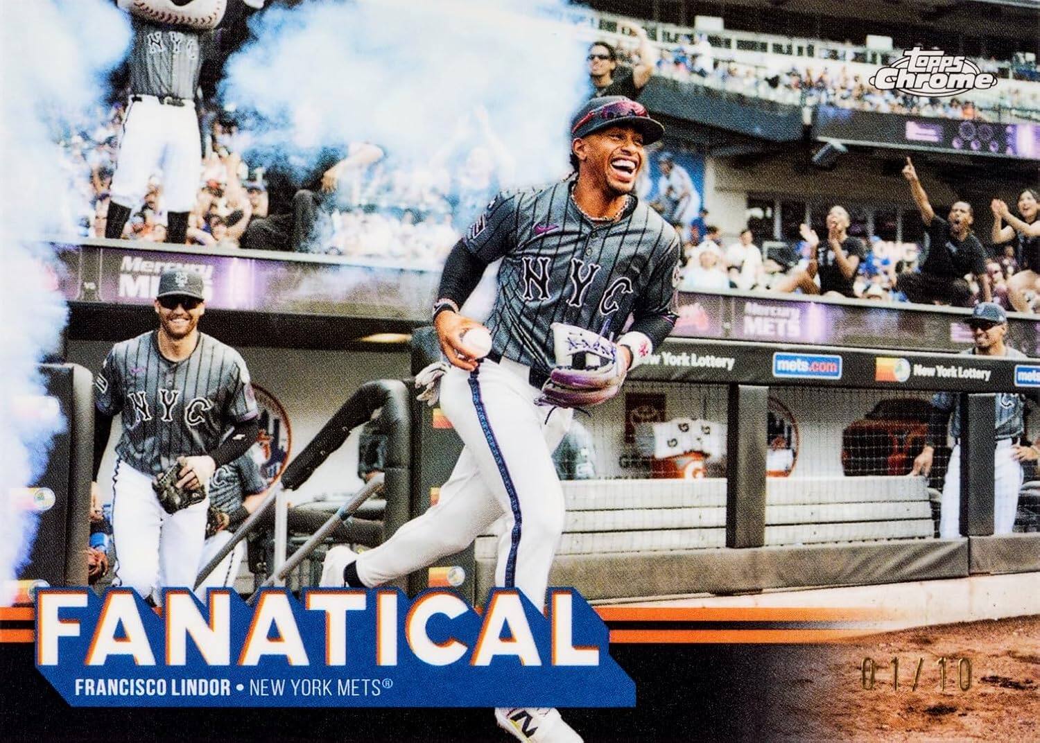 680 OPPS Chrome Mercury H MI NYC TU NYC N Y C METS New York Lottery mets.com New York Lottery FANATICAL FRANCISCO LINDOR NEW YORK METS 01/10