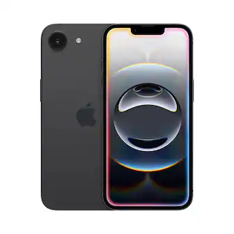 Apple - Refurbished Excellent - iPhone 16e 128GB (Unlocked) - Black