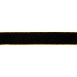 BreeBe - Black Wired Ribbon (Set of 2) - Black/Gold