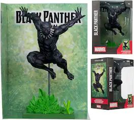 McFarlane Toys - 11.3" Marvel Black Panther 1:6th Scale Collectible with Scene (Black Panther Annual (Variant) #1)