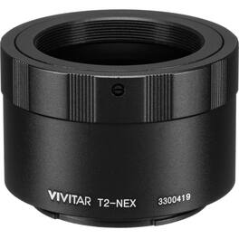 Vivitar - T-Mount to Canon EF-M Mount Adapter - Black