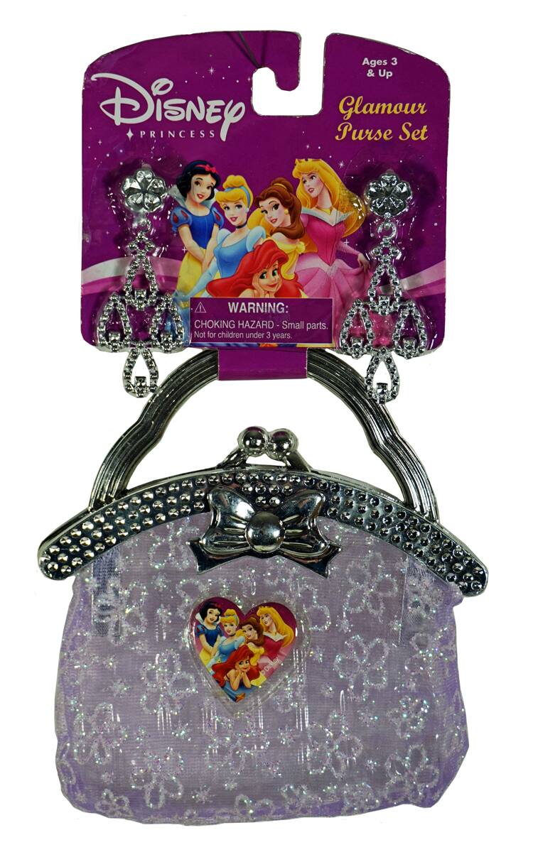 Disney - Princess Glamour Purse Set with Earrings - Multi