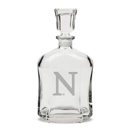 Jardine - Northwestern Wildcats 23.75oz. Crystal Whisky Decanter - Multicolor