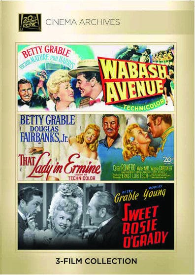 Wabash Avenue; That Lady In Ermine;Sweet Rosie O'Grady - DVD