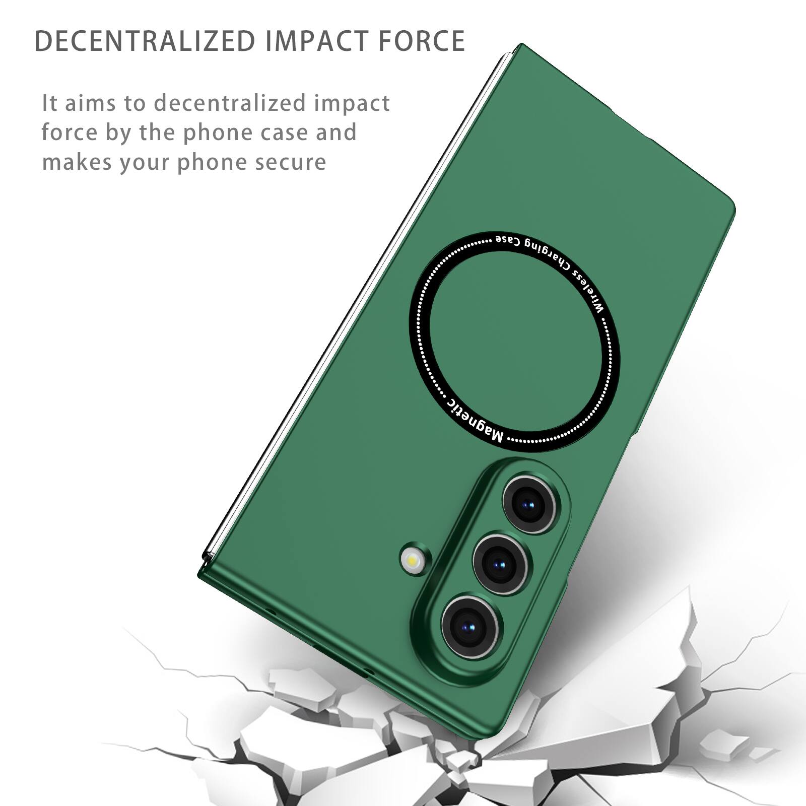 DECENTRALIZED IMPACT FORCE

It aims to decentralized impact force by the phone case and makes your phone secure

Case Charging Wireless Magnetic