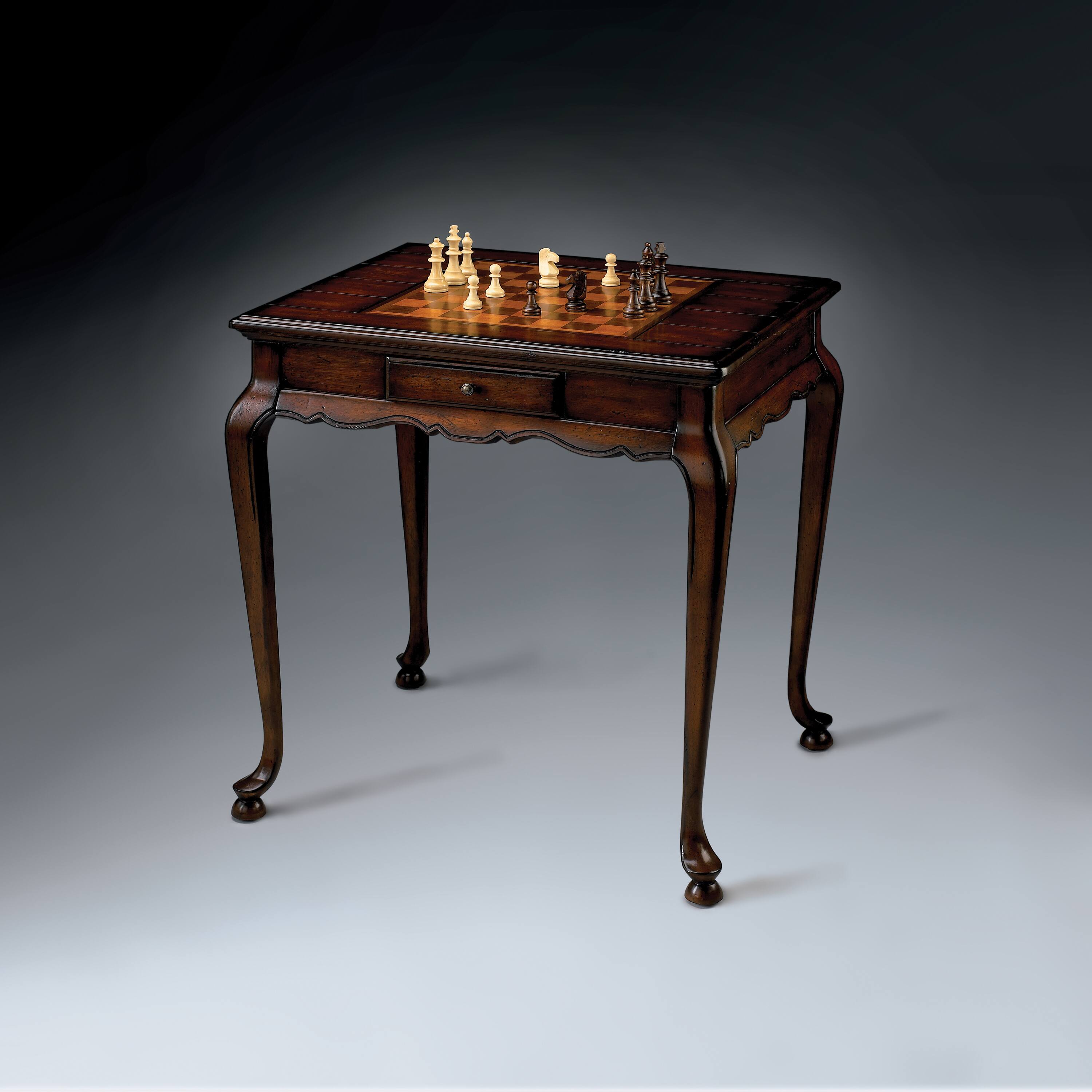 Alt View 3. Butler Specialty - Bannockburn Game Table - Dark Brown.