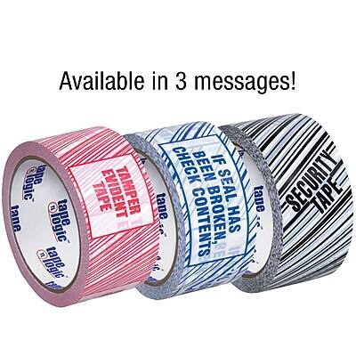 Available in 3 messages!  
CHECK IF CONTENTS BROKEN, HAS BEEN TAMPERED  
SECURITY TAPE  
EVIDENT  
tape logic